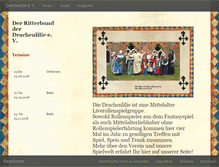 Tablet Screenshot of drachenlilie.de